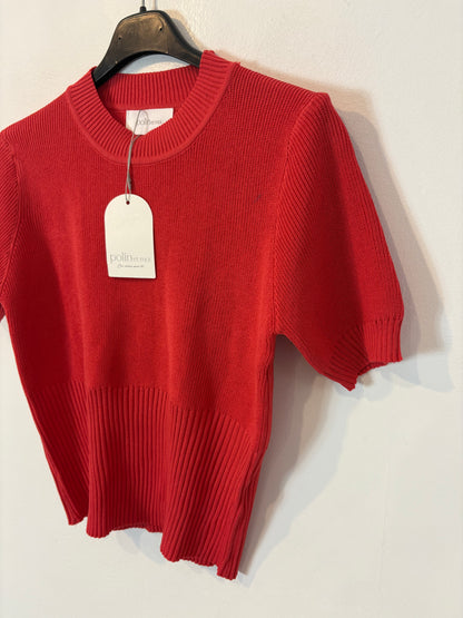 POLÍN ET MOI. Top punto rojo