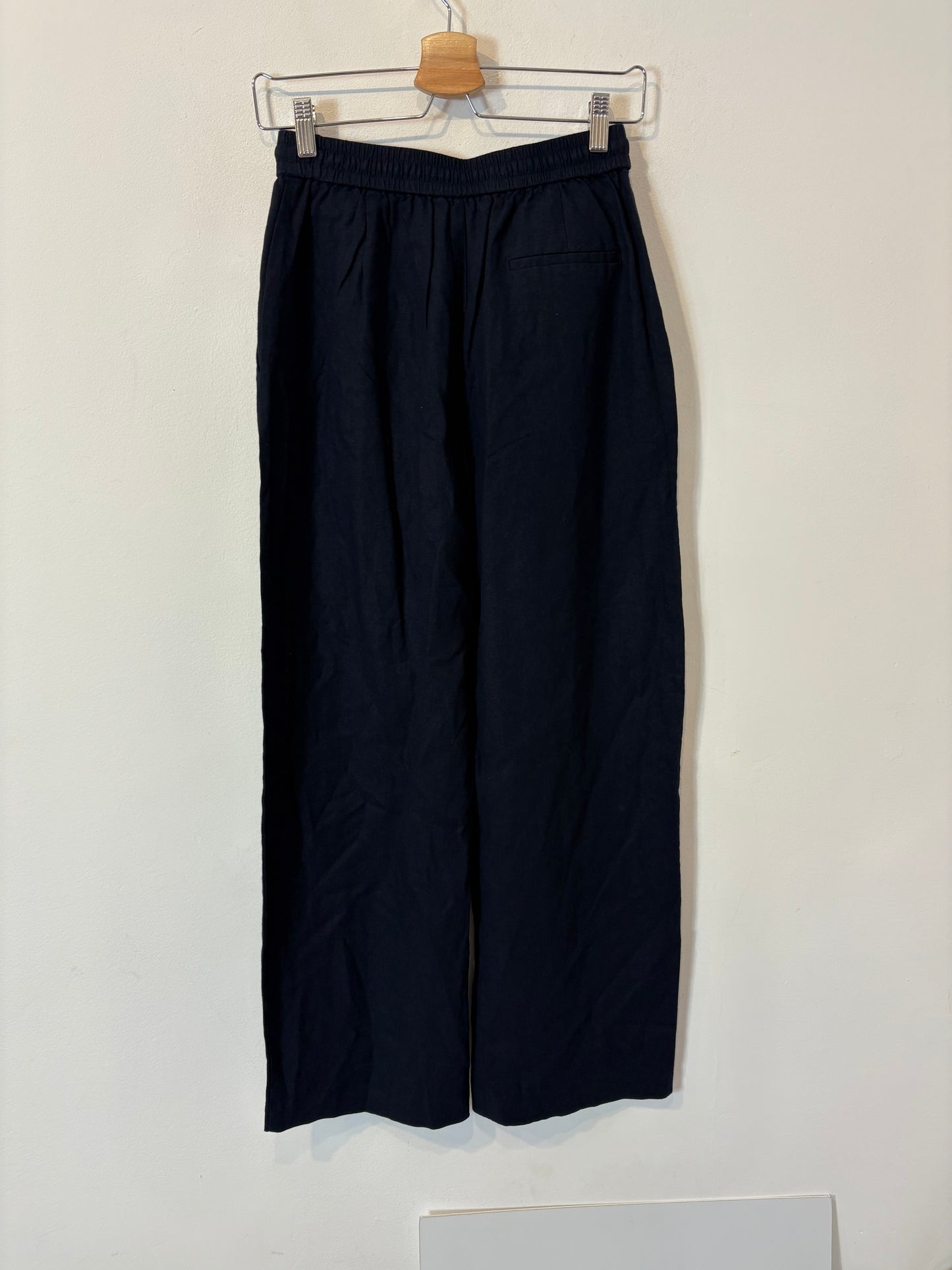 ZARA. Pantalón azul  fluido mezcla