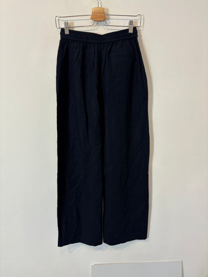 ZARA. Pantalón azul  fluido mezcla