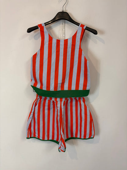 ZARA. Conjunto top y bermuda rayas