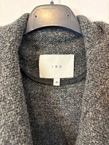 IRO.Chaqueta gris textura