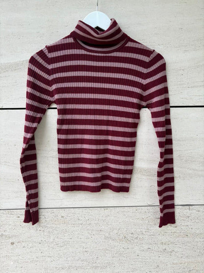ARTLOVE. Jersey canalé rayas con lana