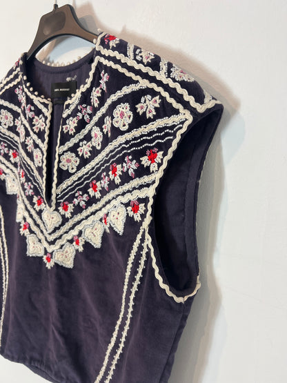 ISABEL MARANT. Top terciopelo bordado  Tu(s/m)