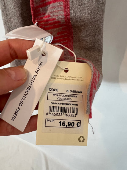 NATURA. Printed mottled scarf. YOUR