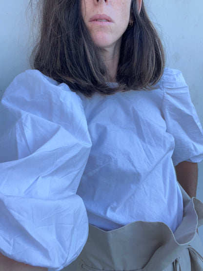 H&M. Top blanco lazada