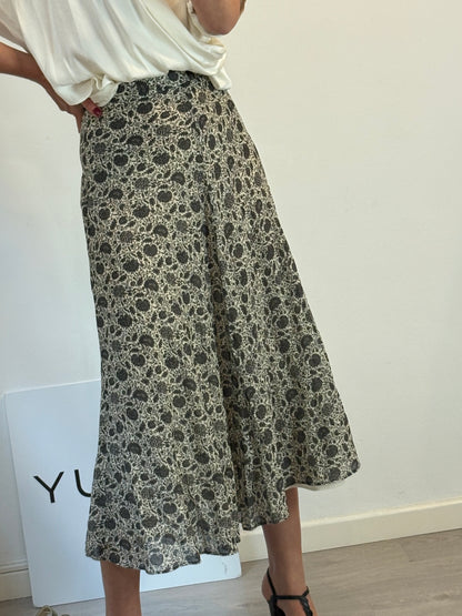 MASSCOB. Falda larga estampada