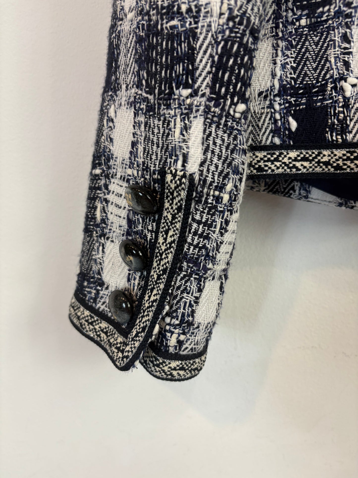 MIRTO. Chaqueta tweed azules