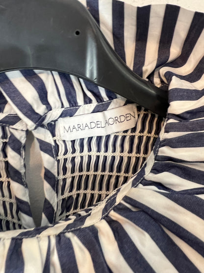 MARIA DE LA ORDEN. Honeycomb striped blouse. TS