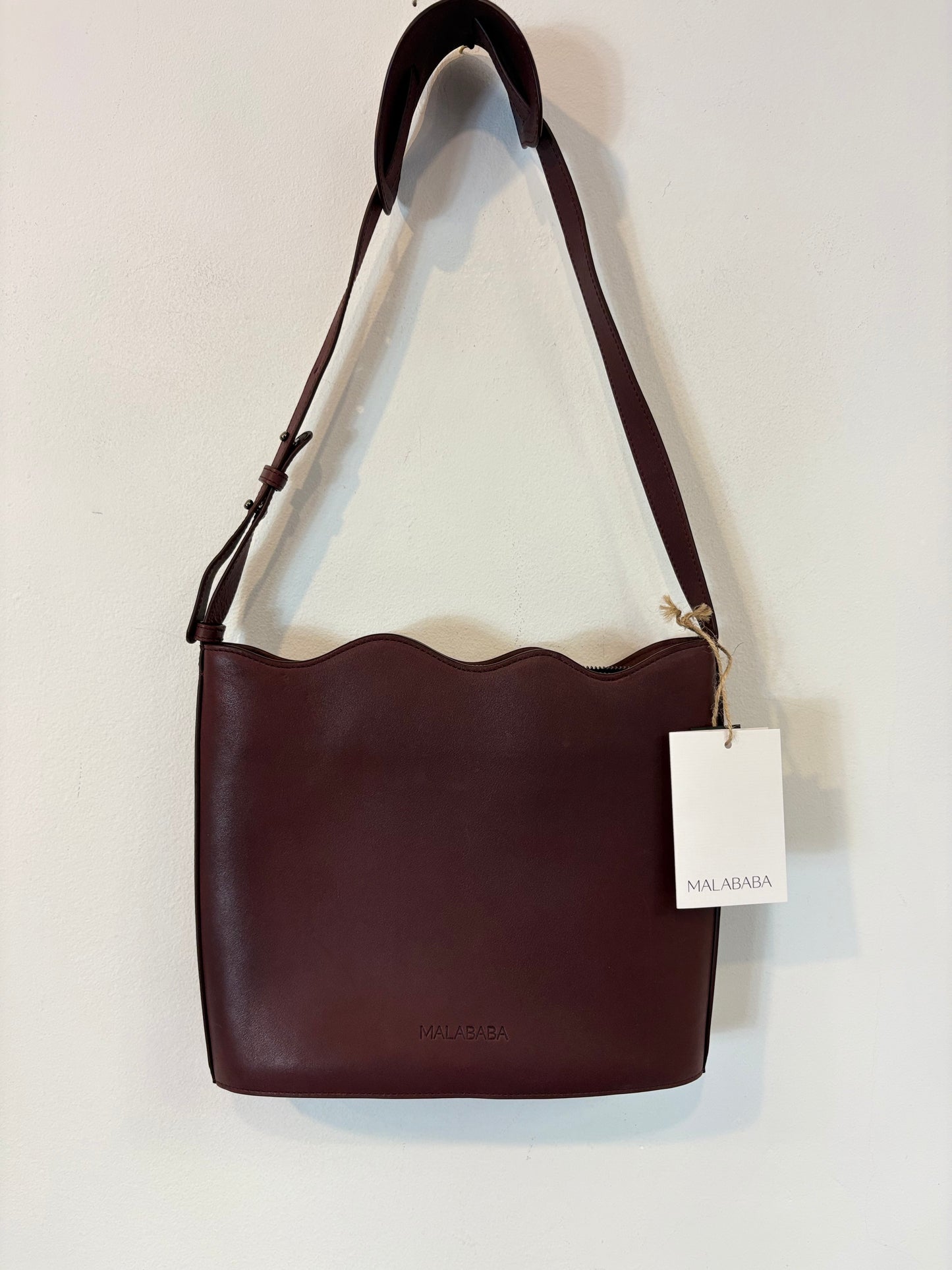 MALABABA. Bolso LA MAR burdeos