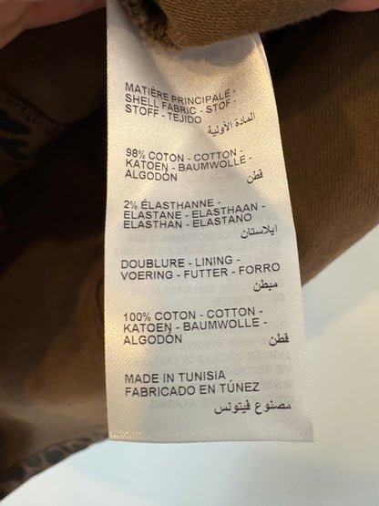 MAISON 123. Falda denim anima print. T 36