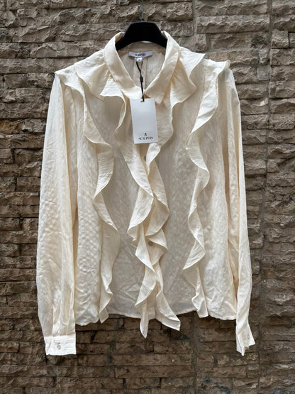 SCLAPERS. Blusa detalle volante