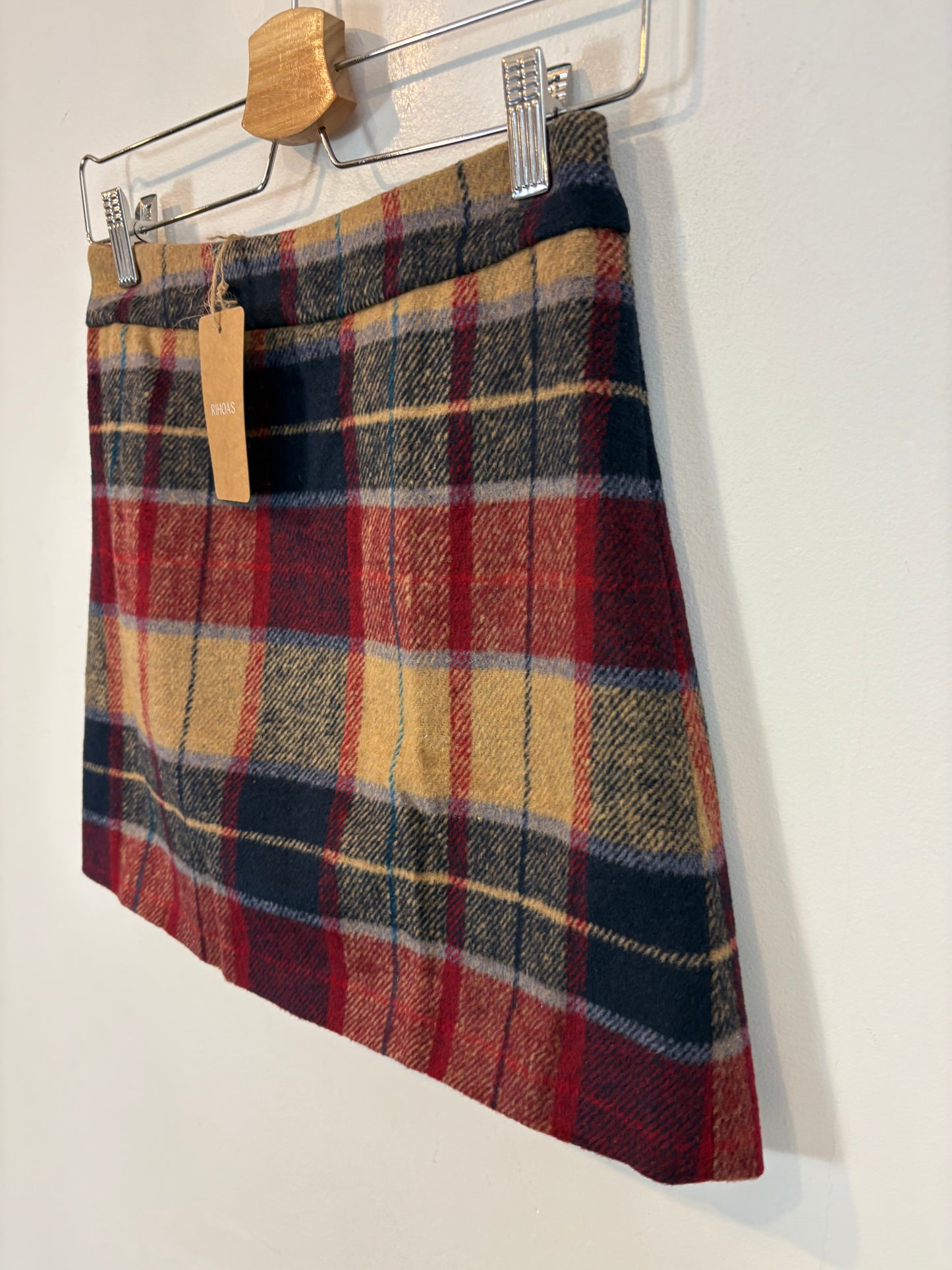 Falda cuadros cremallera