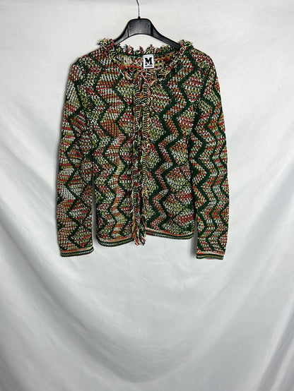 MISSONI. Cotton jacket in colors. T42 (M)