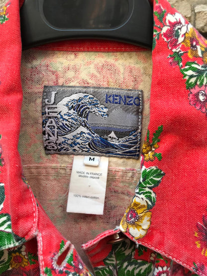 KENZO. Chaqueta denim vintage estampada