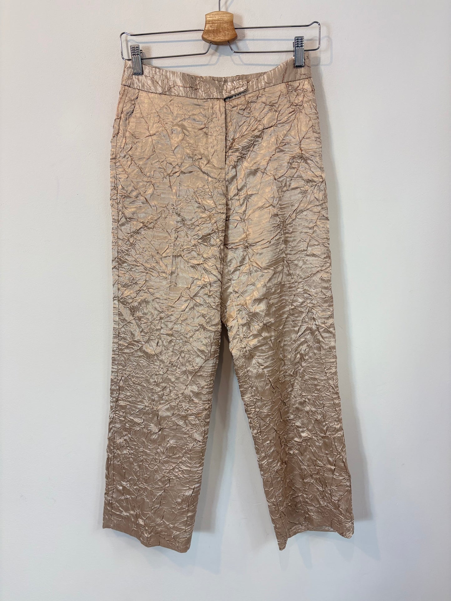 ZARA. Total look: textured pants and top. Size XS