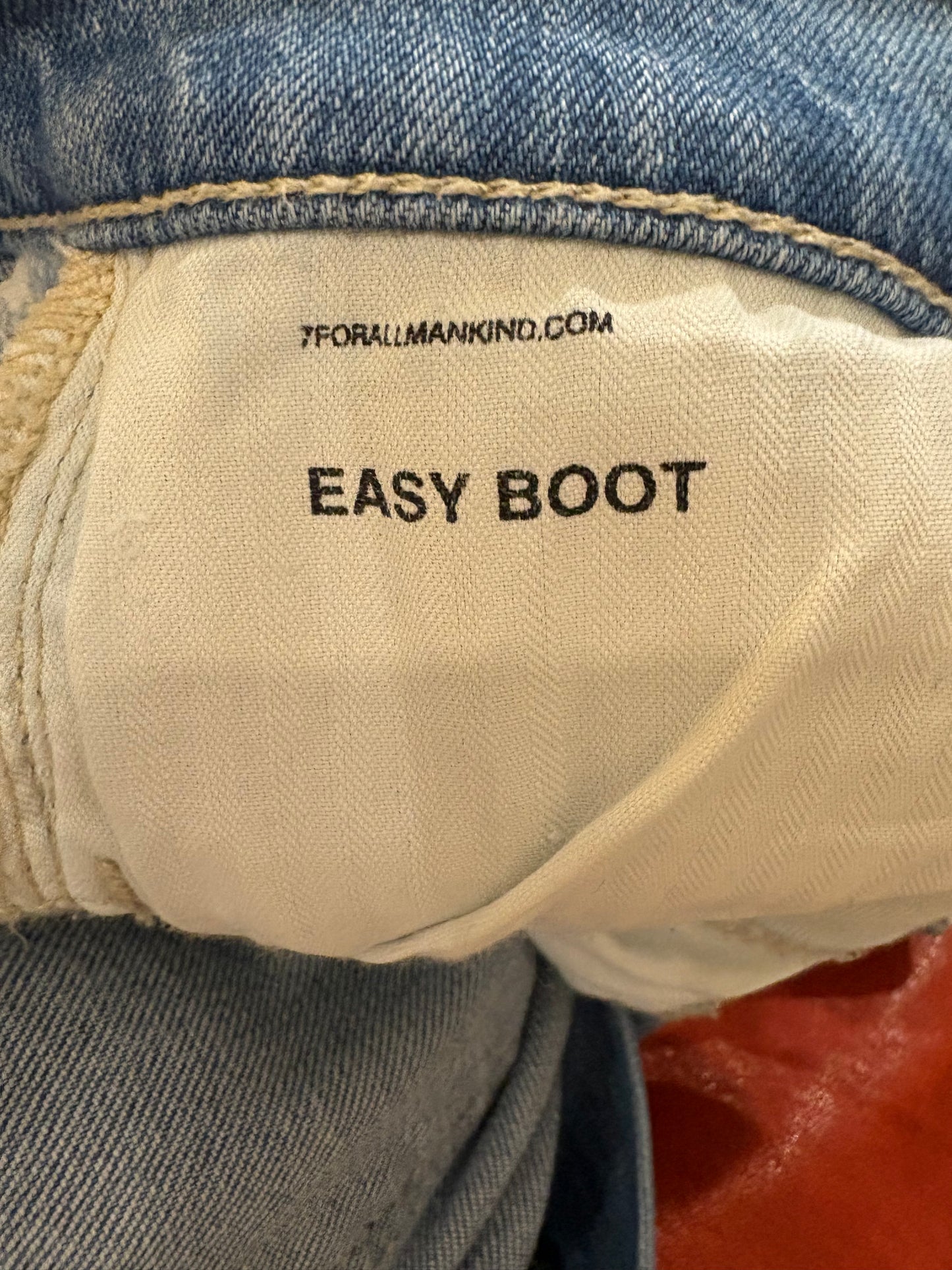 7 FOR ALL MAKIND. Denim rectos claros. T 27 (38)