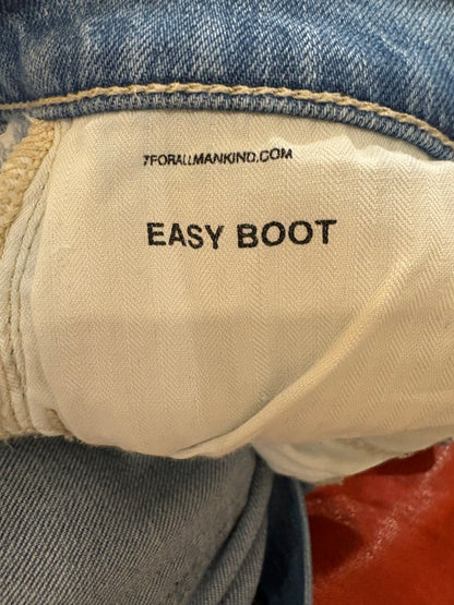 7 FOR ALL MAKIND. Denim rectos claros. T 27 (38)