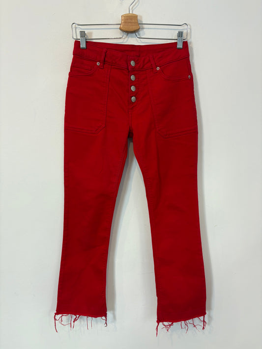 ZADIG & VOLTAIRE. Denim rojo abotonado