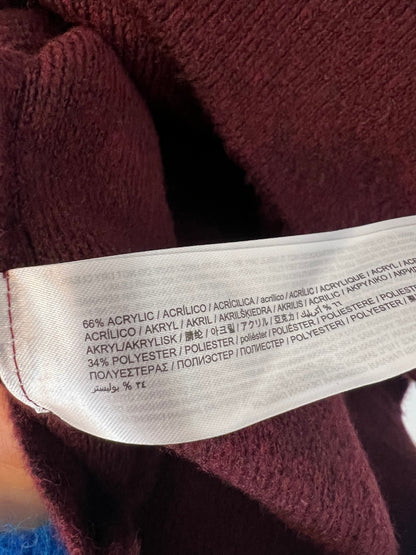 MANGO. Burgundy turtleneck sweater Ts