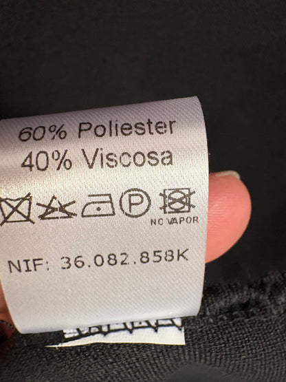 TACHE . Falda midi fluida cruzada. T 38