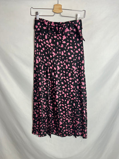 ZARA. Falda midi aperturas . TXS