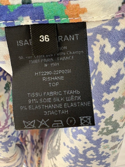 ISABEL MARANT. Blusa seda estampada
