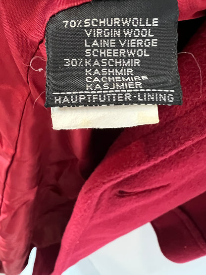 WINDSOR. Long wool and cashmere coat. Size 36 (M)