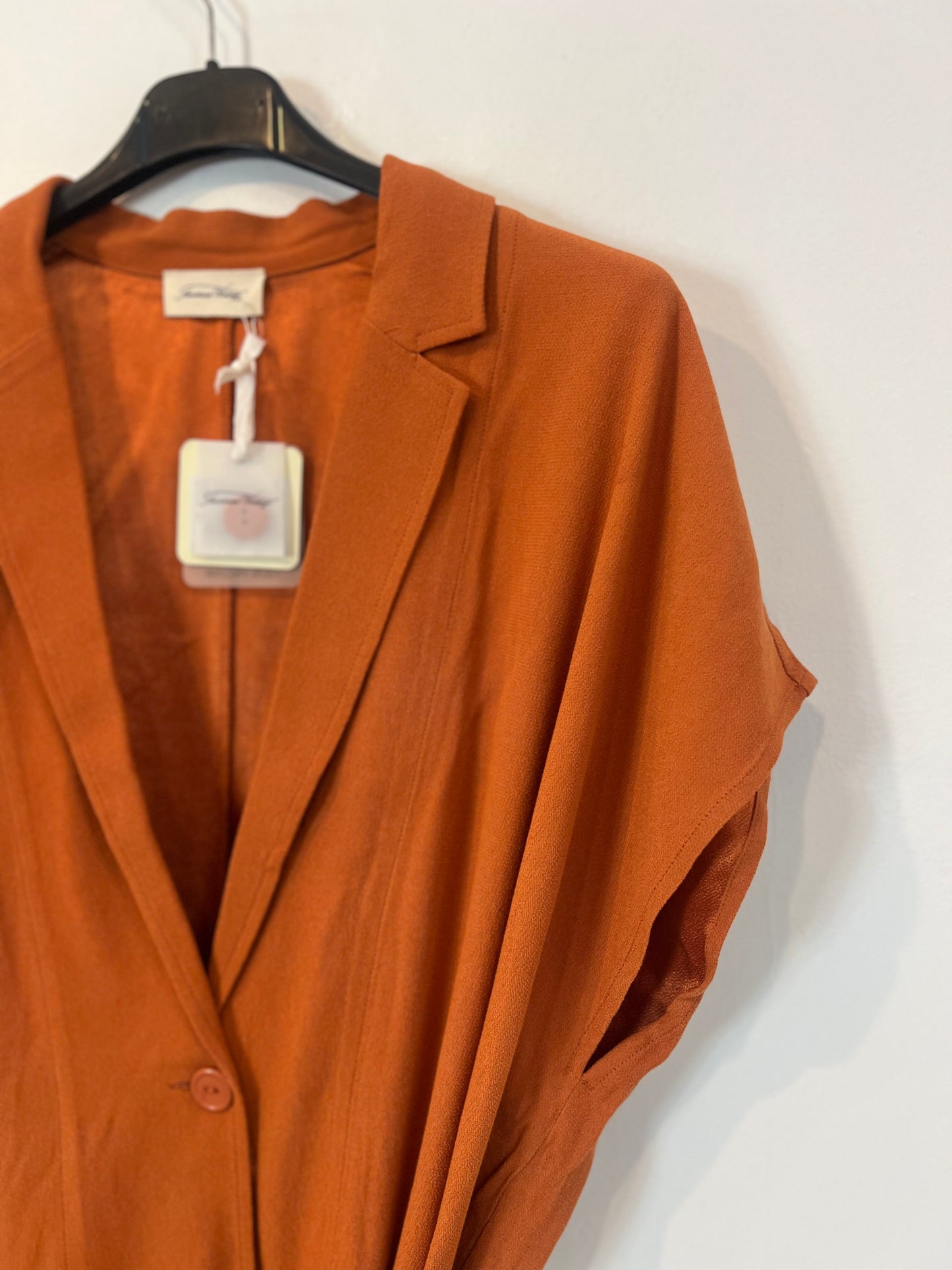 AMERINCAN VINTAGE. Chaleco fluido teja T.xs/s