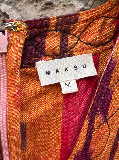 MAKSU. Ruffled midi dress Tm