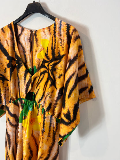 OTRAS. Vestido largo safari print. TU ( S/M)