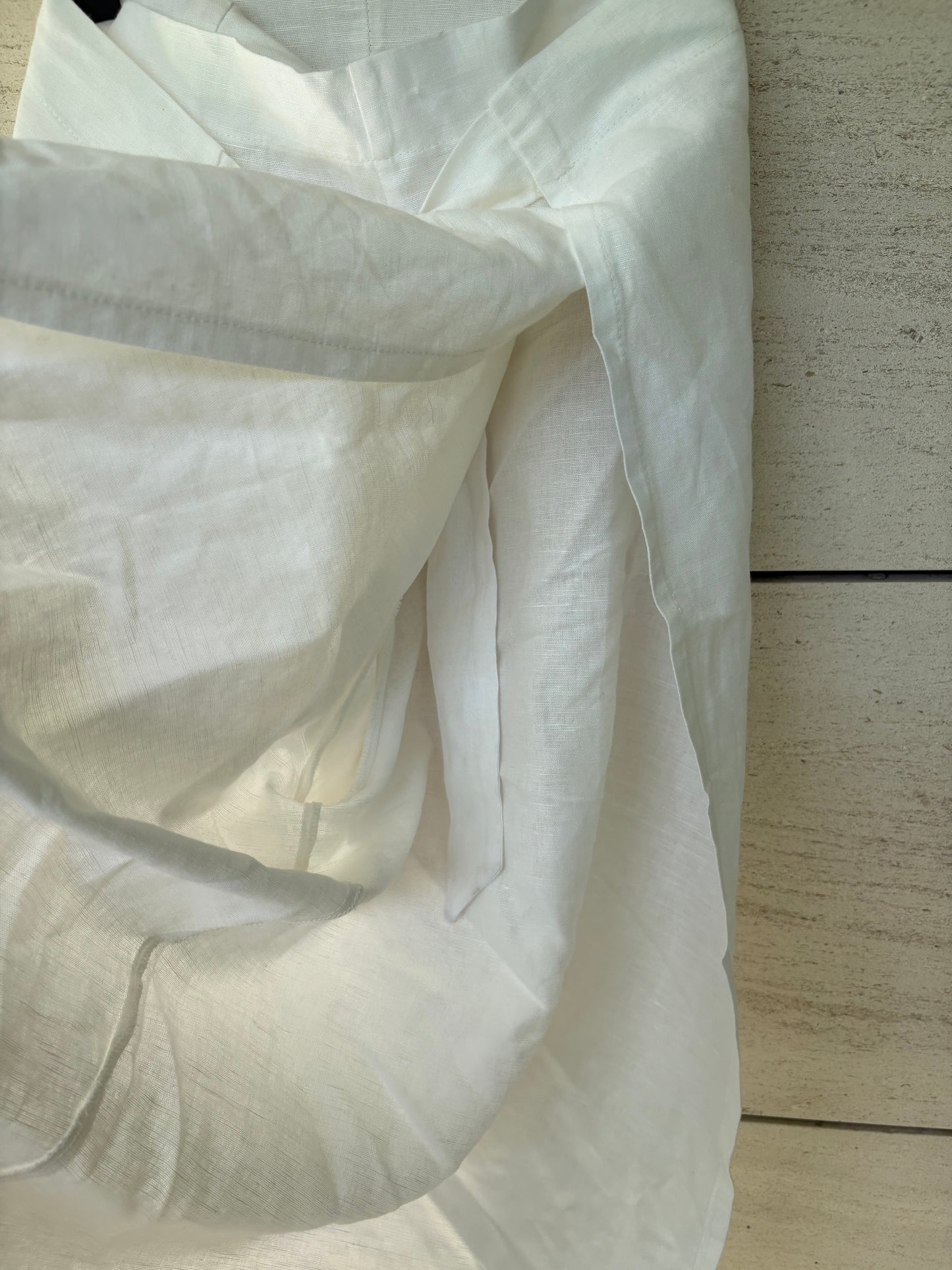 OTRAS. Pantalón aberturas lino. T S/M