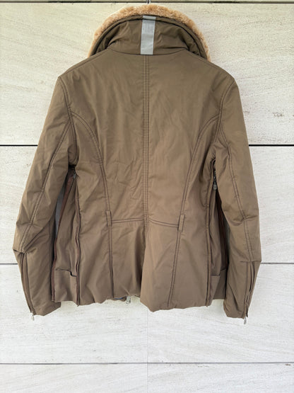 BELSTAFF. Khaki green quilted jacket with pockets. TM