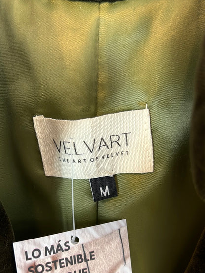 VELVART. Abrigo estampado textura