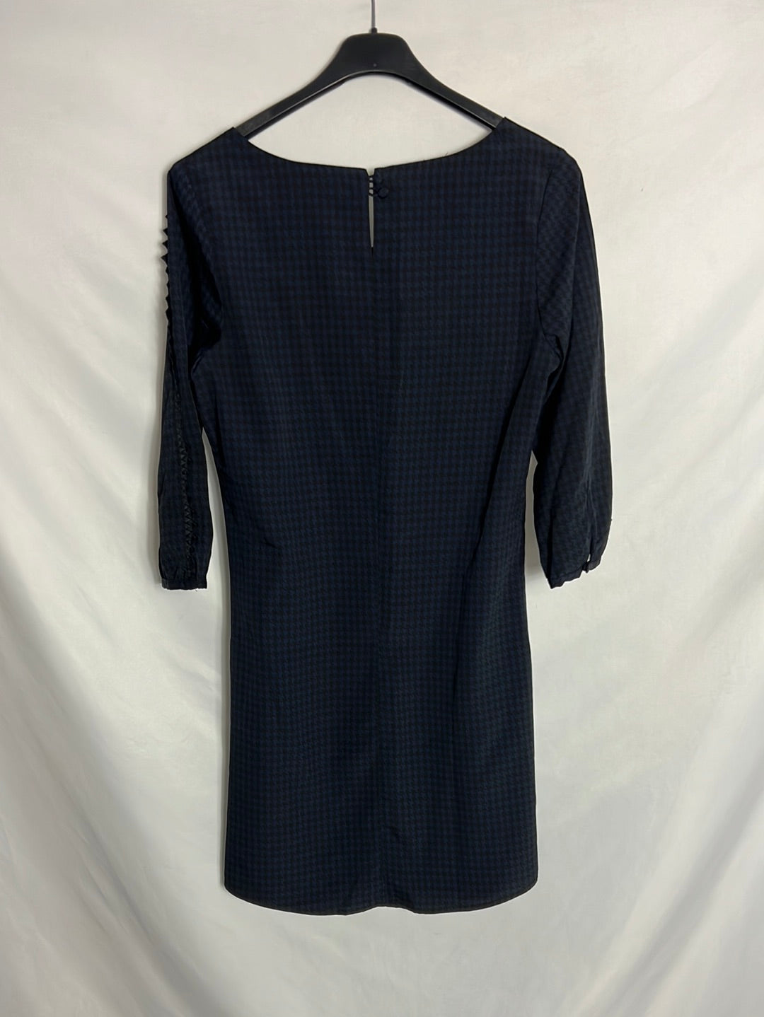 MAISON SCOTCH. Vestido corto pata de gallo T 1(S)