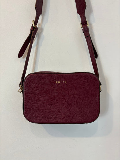 EHLEA. Bolso piel burdeos
