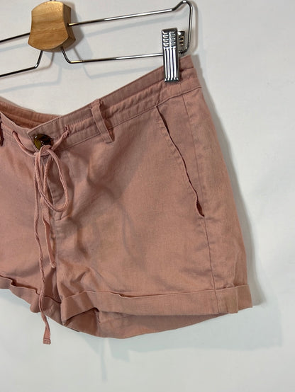 FOREVER 21. Pantalón corto rosa palo. T XS