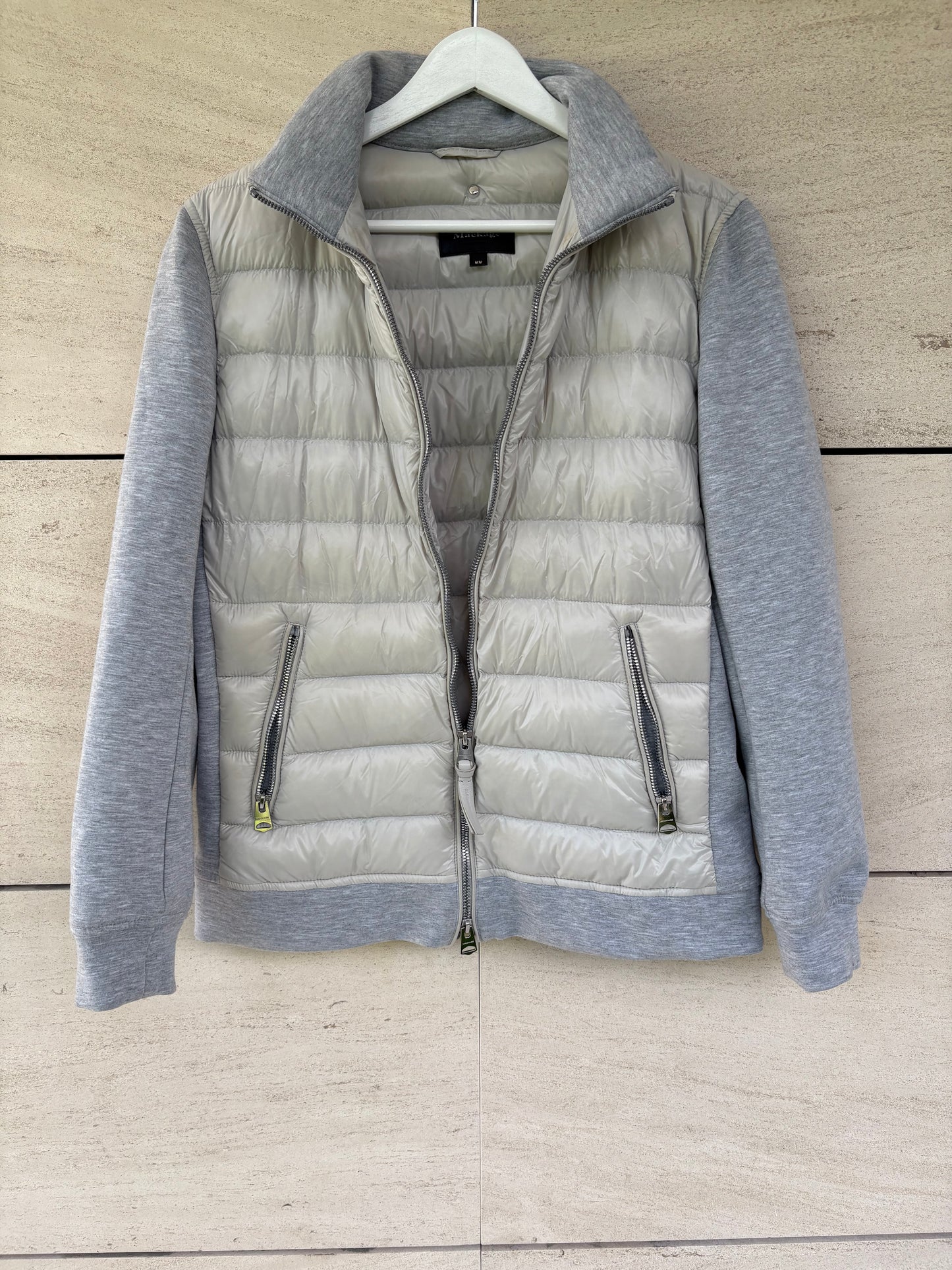 MACKAGE. Chaqueta gris doble textura ligera. T M
