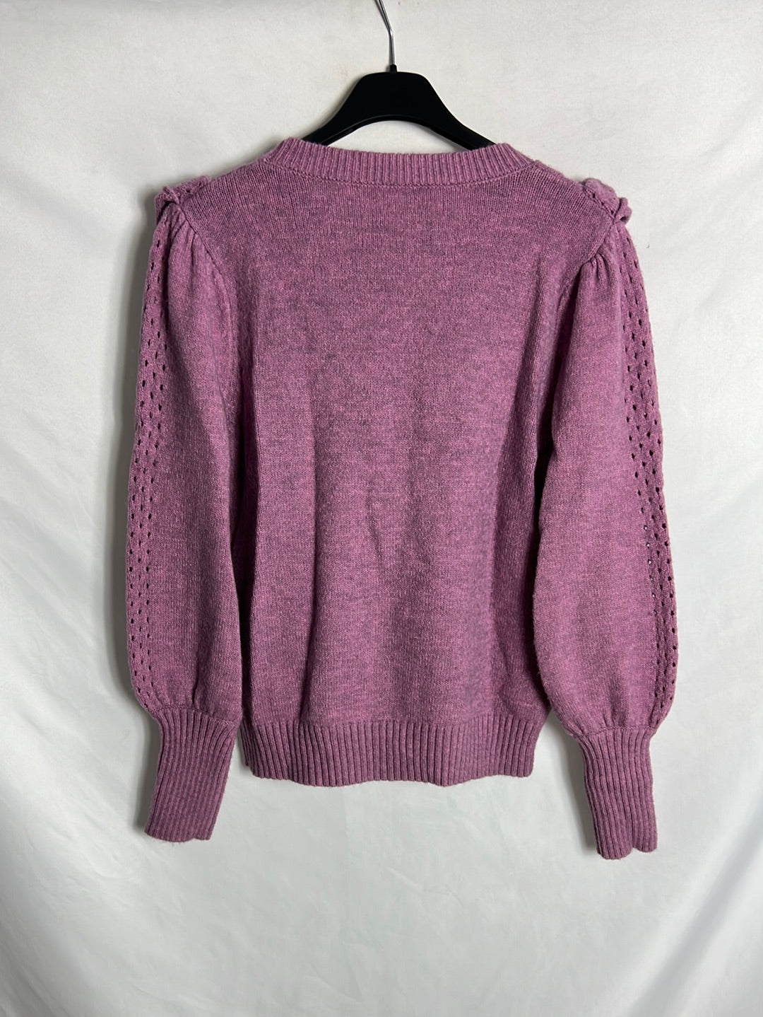 OTRAS. Jersey morado volante. T S