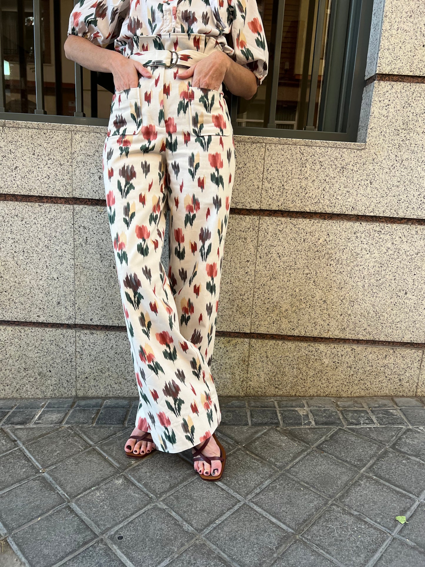 SEZANÈ. Pantalón denim "marty" T.36