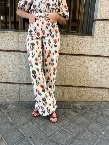 SEZANÈ. Pantalón denim "marty" T.36