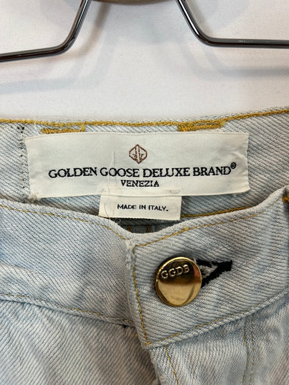 GOLDEN GOOSE. Light button-down denim. Size 25 (34)