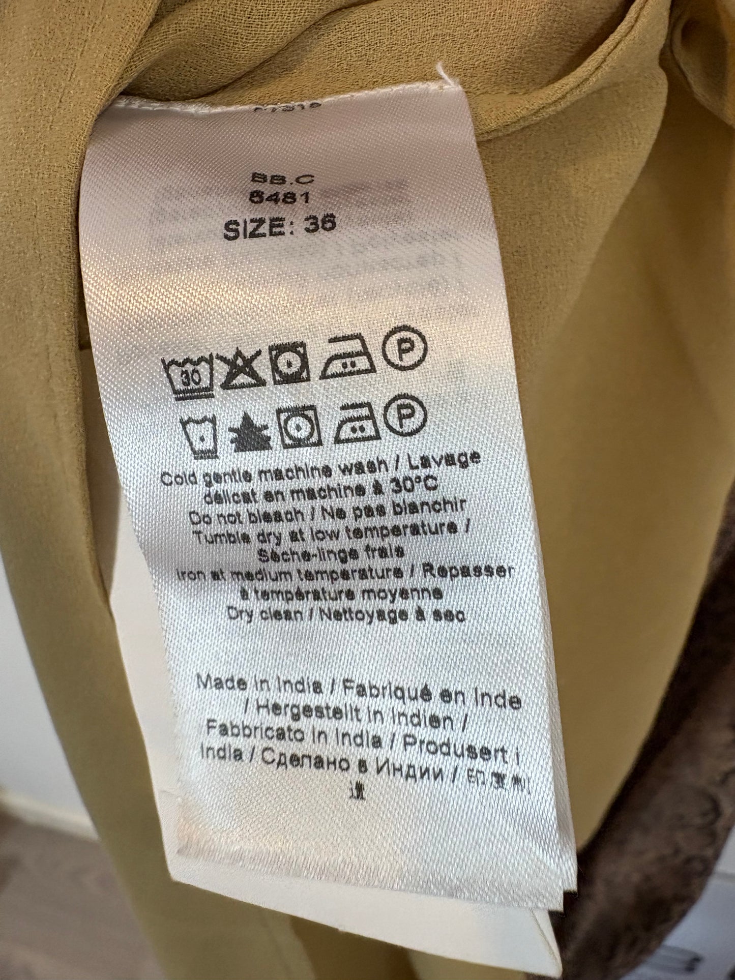 GANNI. Vestido largo snake print