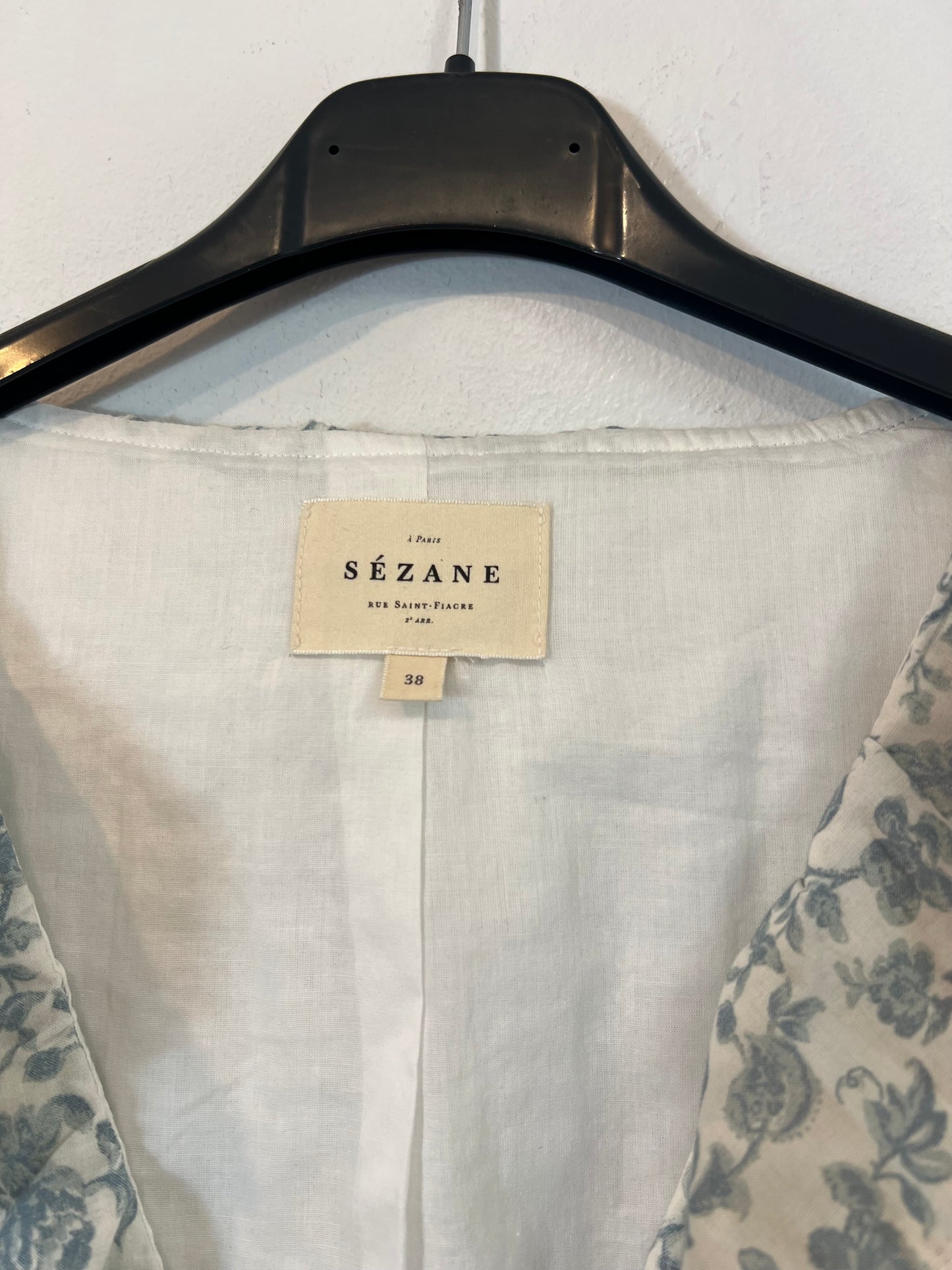 SÉZANE. Cotton ruffled jacket. Size 38