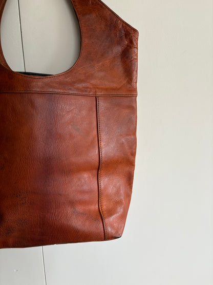 Bolso de hombro piel