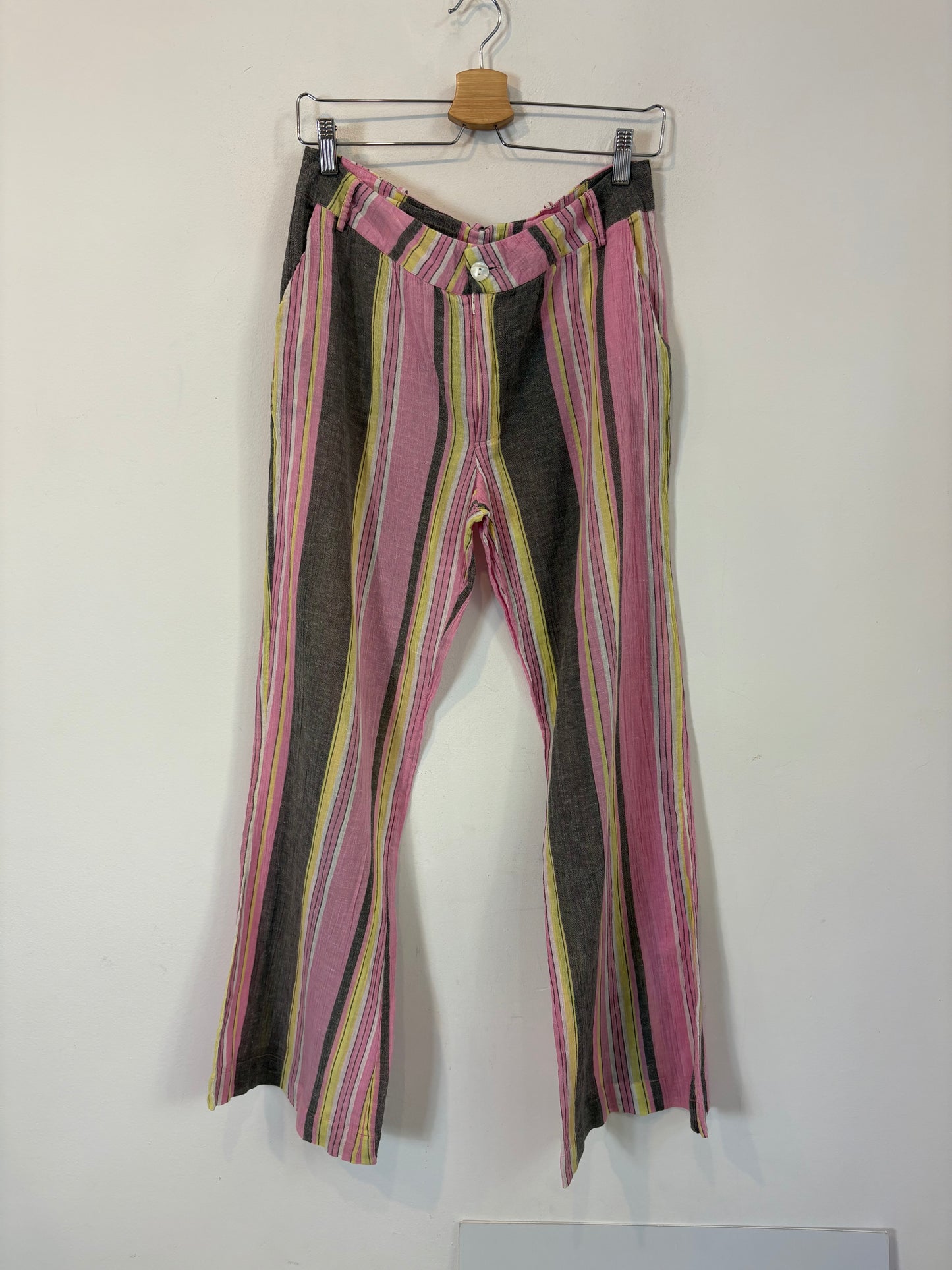 GIMAGUAS. Pantalón algodón rayas
