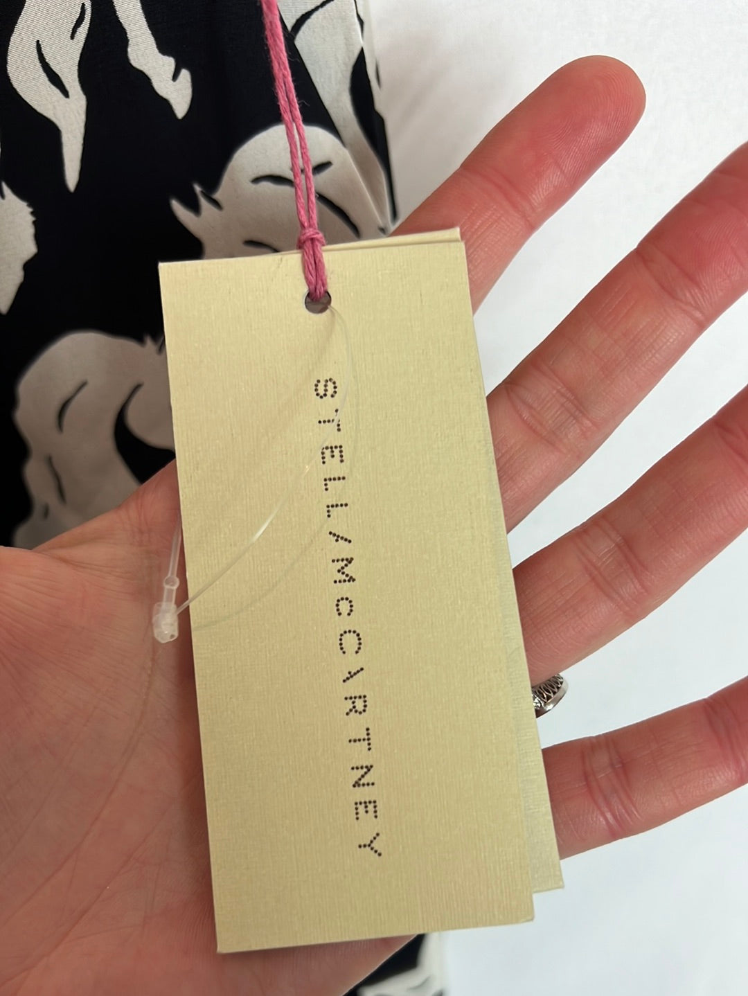 STELLAMcCARTNEY. Blusa larga /vestido seda estampado caballos. T 42