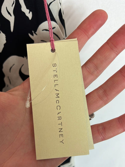 STELLAMcCARTNEY. Blusa larga /vestido seda estampado caballos. T 42