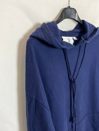 COLLUSION. Sudadera azul letras T.m