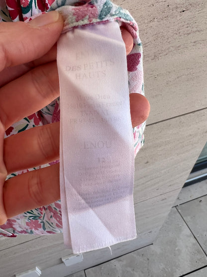 DES PETITS HAUTS. Flowing floral blouse. M