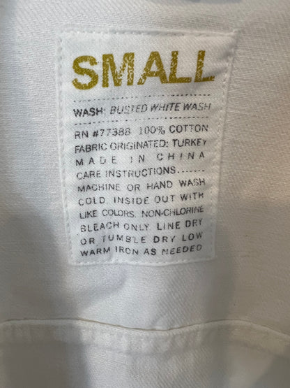 J CREW. Cazadora denim blanca. T S